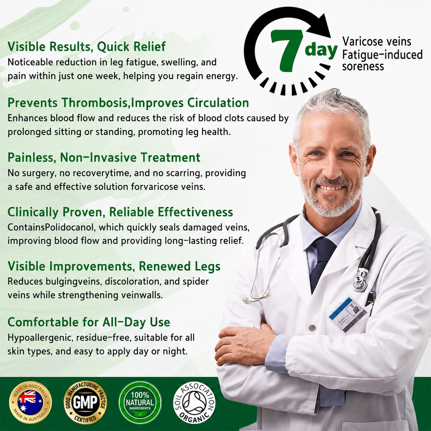 🇦🇺🩵✅DR.Fachmer® Vein Ease Microneedle Care Patch(For Spider Veins, Varicose Veins, Swelling & Leg Fatigue) - Last Day Promotion 50% OFF
