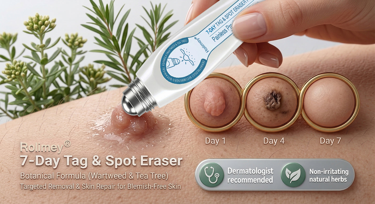 🍇Rolimey® 7-Day Roll-On for Skin Spots and Skin Tags – Pain-Free & Scar-Free