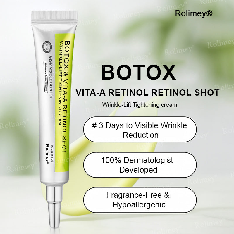 🇦🇺Made and shipped from Australia 🤍Rolimey® Botox & Vita-A Retinol Shot Wrinkle-Lift Tightening cream - Last Day Promotion 70% OFF