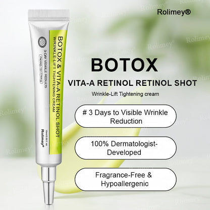 🇦🇺Made and shipped from Australia 🤍Rolimey® Botox & Vita-A Retinol Shot Wrinkle-Lift Tightening cream - Last Day Promotion 70% OFF