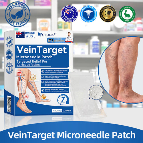 🇦🇺👨‍⚕️丨💗GFOUK® VeinTarget Microneedle Patch⚡Instant Relief, Long-Term Results