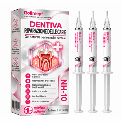 🧑‍⚕️ Rolimey® DenPerm – Gel remineralizzante per smalto e carie