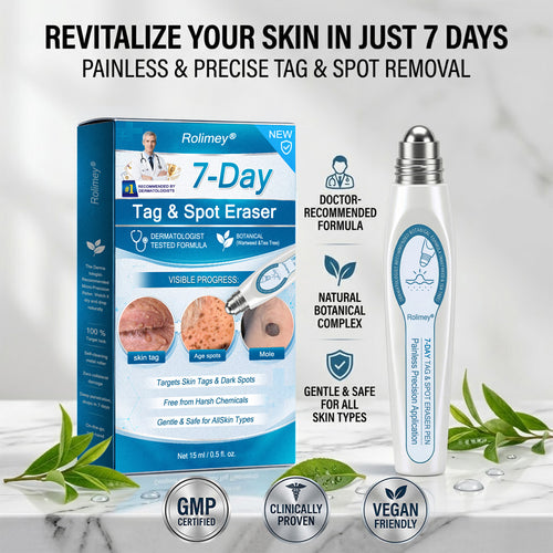 Rolimey® 𝟳-𝗗𝗮𝘆 𝐓𝗮𝗴 & 𝐒𝗽𝗼𝘁 𝐄𝗿𝗮𝘀𝗲𝗿 (𝐙𝗲𝗿𝗼 𝐏𝗮𝗶𝗻, 𝐙𝗲𝗿𝗼 𝐒𝗰𝗮𝗿𝘀 𝐑𝗼𝗹𝗹𝗲𝗿𝗯𝗮𝗹𝗹)✅𝑺𝒖𝒊𝒕𝒂𝒃𝒍𝒆 𝒇𝒐𝒓: 𝒔𝒌𝒊𝒏 𝒕𝒂𝒈𝒔, 𝒔𝒑𝒐𝒕𝒔, 𝒎𝒐𝒍𝒆𝒔, 𝒘𝒂𝒓𝒕𝒔, 𝒃𝒍𝒊𝒔𝒕𝒆𝒓𝒔, 𝒆𝒄𝒛𝒆𝒎𝒂, 𝒅𝒂𝒏𝒅𝒓𝒖𝒇𝒇, 𝒔𝒌𝒊𝒏 𝒌𝒆𝒓𝒂𝒕𝒐𝒔𝒊𝒔, 𝒂𝒄𝒏𝒆, 𝒔𝒌𝒊𝒏 𝒈𝒓𝒐𝒘𝒕𝒉𝒔, 𝒔𝒄𝒂𝒓𝒔, 𝒃𝒊𝒓𝒕𝒉𝒎𝒂𝒓𝒌𝒔👩‍⚕️