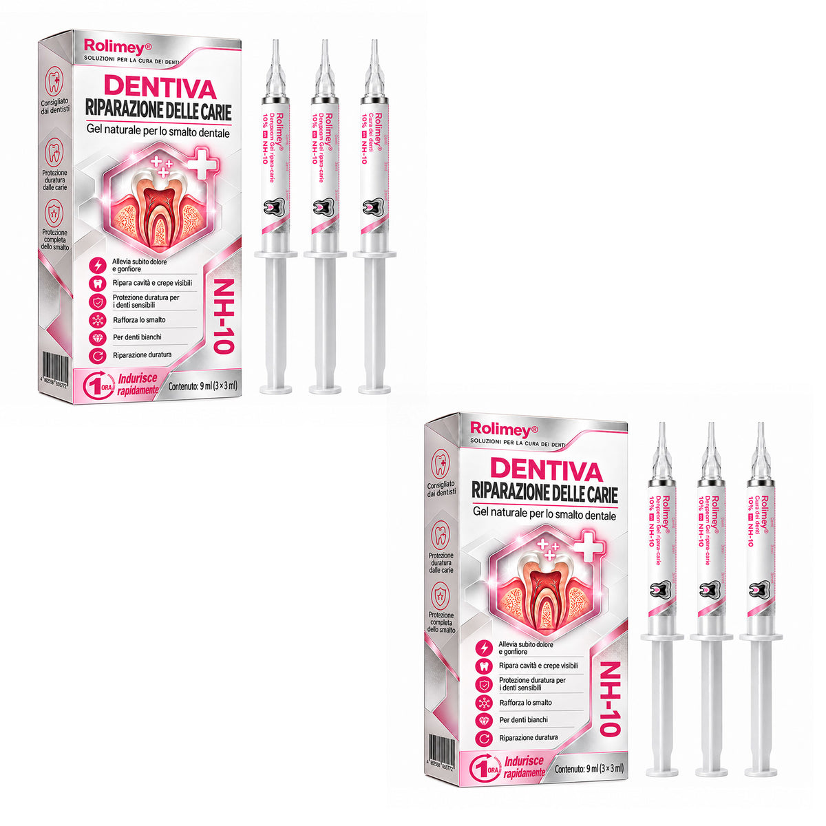 🧑‍⚕️ Rolimey® DenPerm – Gel remineralizzante per smalto e carie