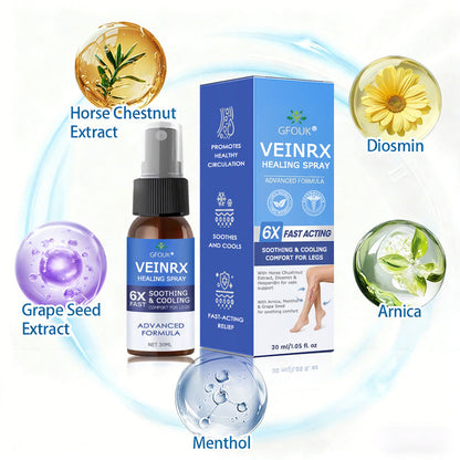 🇦🇺⌛✅🌿𝙂𝙁𝙊𝙐𝙆® VEINRX Healing Spray (Designed for Varicose veins, Spider veins, Deep vein Thrombosis, Chronic venous insufficiency, Venous ulcers, Thrombophlebitis and other venous issues)