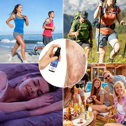 🇦🇺⌛✅🌿𝙂𝙁𝙊𝙐𝙆® VEINRX Healing Spray (Designed for Varicose veins, Spider veins, Deep vein Thrombosis, Chronic venous insufficiency, Venous ulcers, Thrombophlebitis and other venous issues)