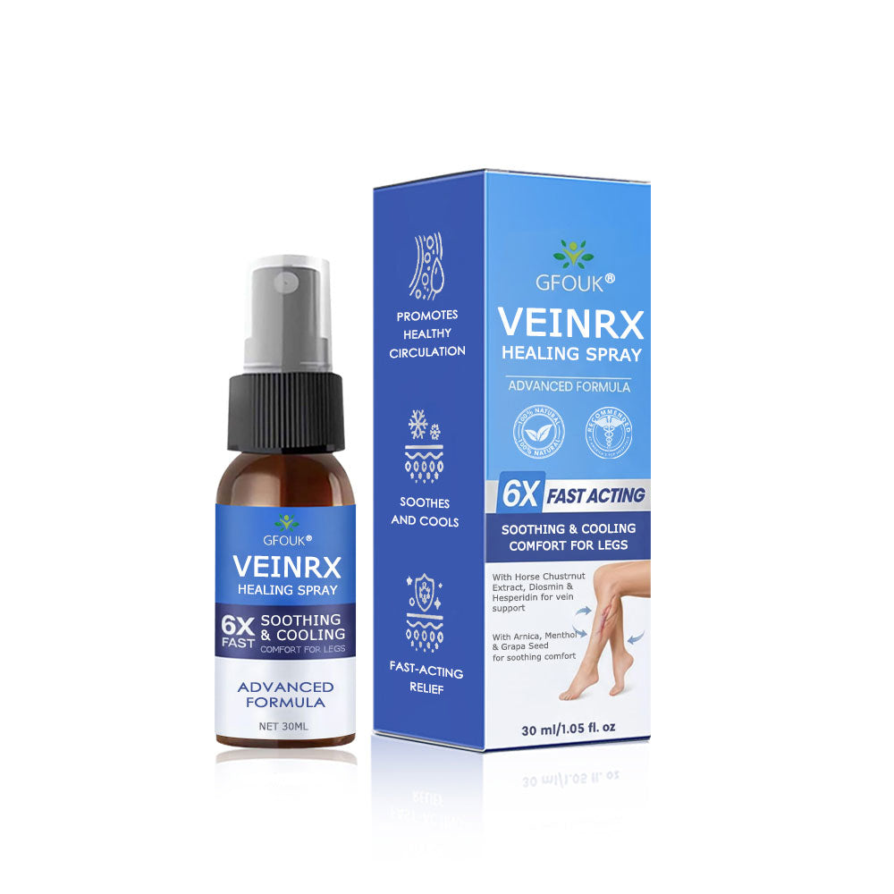🇦🇺⌛✅🌿𝙂𝙁𝙊𝙐𝙆® VEINRX Healing Spray (Designed for Varicose veins, Spider veins, Deep vein Thrombosis, Chronic venous insufficiency, Venous ulcers, Thrombophlebitis and other venous issues)