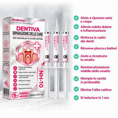 🧑‍⚕️ Rolimey® DenPerm – Gel remineralizzante per smalto e carie