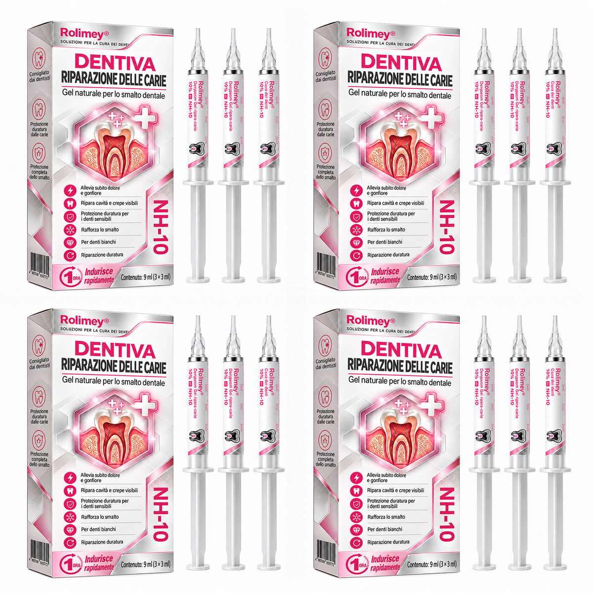 🧑‍⚕️ Rolimey® DenPerm – Gel remineralizzante per smalto e carie