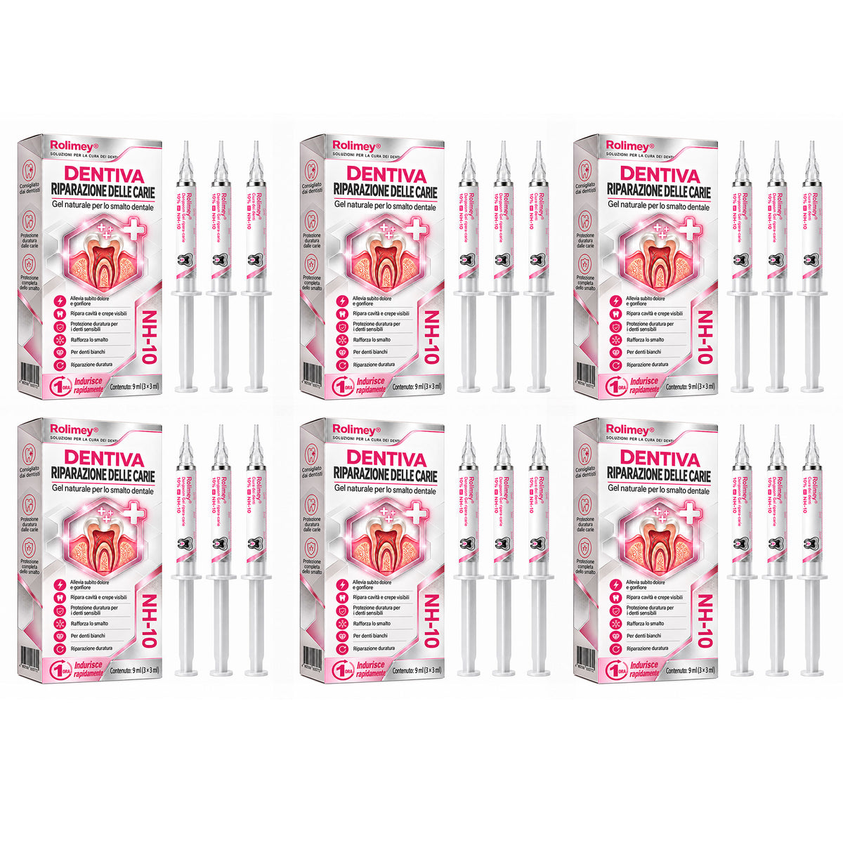 🧑‍⚕️ Rolimey® DenPerm – Gel remineralizzante per smalto e carie