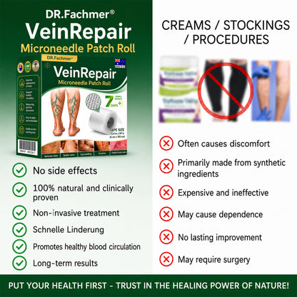 🇦🇺🩵✅DR.Fachmer® Vein Ease Microneedle Care Patch(For Spider Veins, Varicose Veins, Swelling & Leg Fatigue) - Last Day Promotion 50% OFF