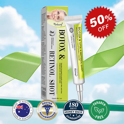 🇦🇺Made and shipped from Australia 🤍Rolimey® Botox & Vita-A Retinol Shot Wrinkle-Lift Tightening cream - Last Day Promotion 70% OFF